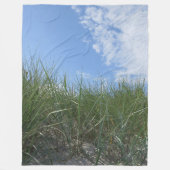 mooi, landschap, duinen, gras, hemel, zomer, fleece deken (Voorkant)
