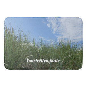 mooi, landschap, duinen, gras, lucht, zomer, badmat