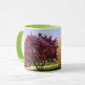 Mooi landschap en bomen mok (Voorkant links)