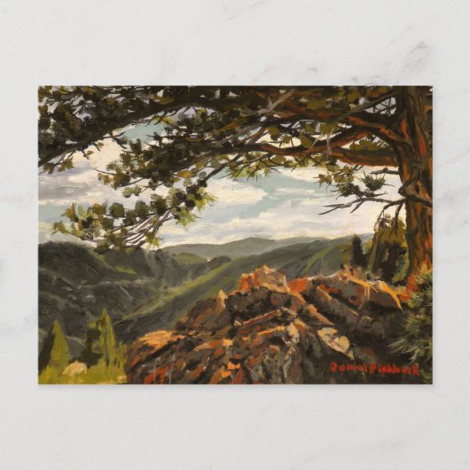 Mooi landschap in de bergen Colorado Briefkaart (Voorkant)