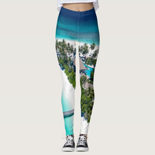 Mooi landschap leggings (Voorkant)