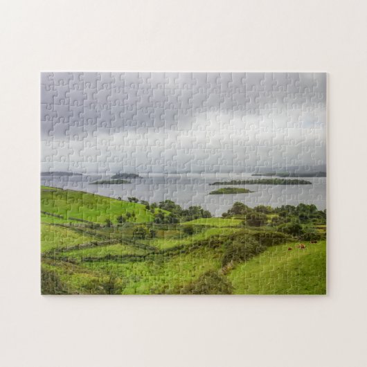 Mooi landschap op Ierland Legpuzzel (Horizontaal)