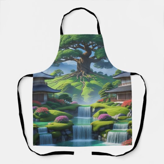 mooi landschap schort (Voorkant)