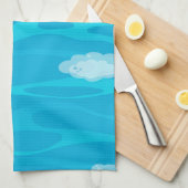Mooi landschap theedoek (Quarter Fold)