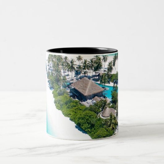 Mooi landschap tweekleurige koffiemok (Center)