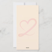 Mooi Landschap Valentijnsdag Vrouw Knuffel Hart Ka Feestdagenkaart (Achterkant)