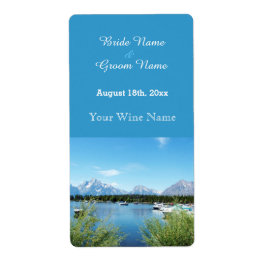 mooi landschapsfotografie bruiloft label