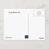 Mooi lange strand briefkaart (Achterkant)