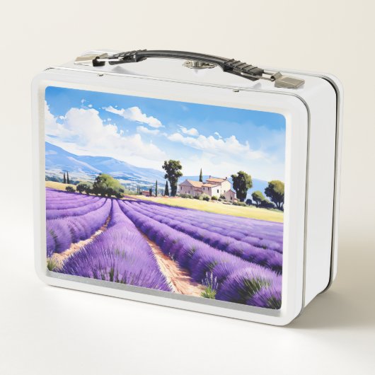 Mooi lavendelveld (Achterkant)