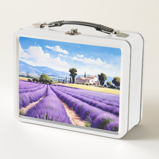 Mooi lavendelveld (Voorkant)