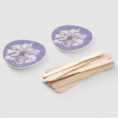 Mooi Lavender Orchid Handwaaier (Niet-gemonteerd)