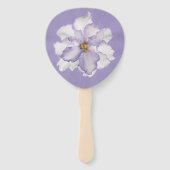 Mooi Lavender Orchid Handwaaier (Achterkant)