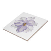 Mooi lavender Orchid op White Tegeltje (Zijkant)