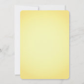 Mooi Lemon Cute Bright Yellow Citrus Wedding Save The Date (Achterkant)