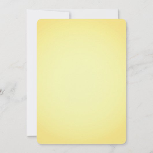 Mooi Lemon Cute Bright Yellow Citrus Wedding Save The Date (Achterkant)