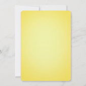 Mooi Lemon Cute Bright Yellow Citrus Wedding Save The Date (Achterkant)