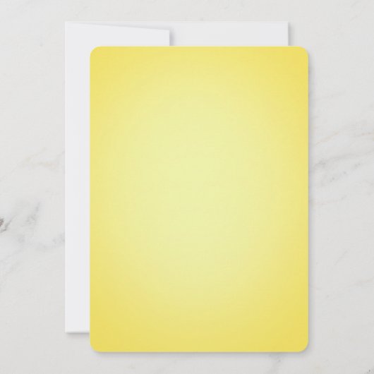Mooi Lemon Cute Bright Yellow Citrus Wedding Save The Date (Achterkant)