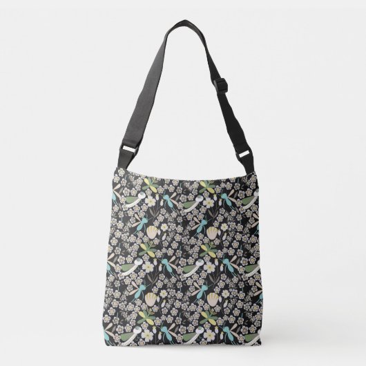 Mooi lentetsenpatroon crossbody tas (Voorkant)