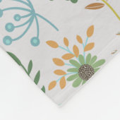 Mooi lentetsenpatroon fleece deken (Hoek)
