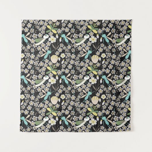 Mooi lentetsenpatroon wandkleed (Voorkant)