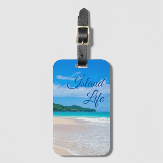 Mooi leven bagagelabel (Voorkant (verticaal))