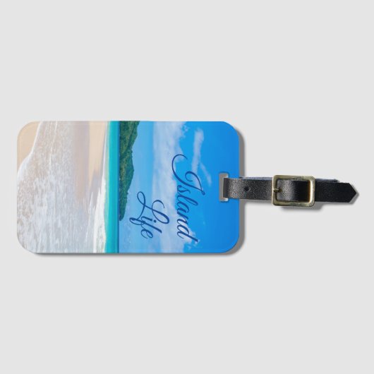 Mooi leven bagagelabel (Voorkant (horizontaal))