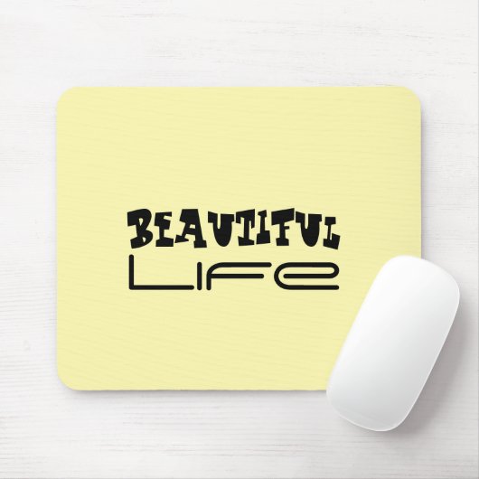 Mooi leven Mousepad Muismat (Met muis)