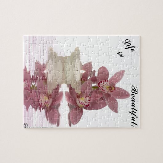 mooi leven — puzzel met cadeaudoos legpuzzel (Horizontaal)