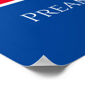 Mooi leven, vrijheid en nastreven van geluk poster (Hoek)