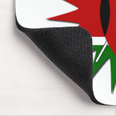 Mooi levendig Keniaans vlagpatroon: een 18-sterren Muismat (Hoek)