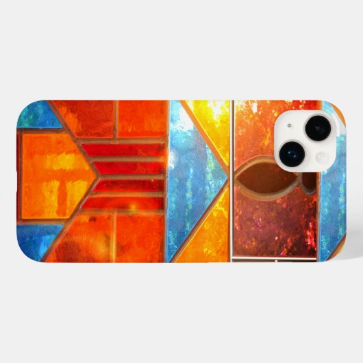 Mooi licht, de ramen van de kerk. Case-Mate iPhone case (Achterkant (horizontaal))