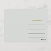 Mooi licht groen dank u briefkaart (Achterkant)