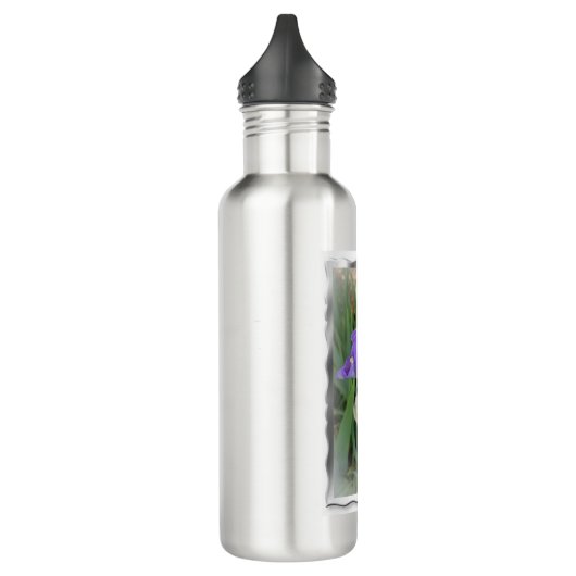 Mooi lichtblauw Iris Waterfles (Links)