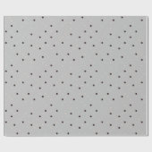 Mooi lichtgrijs met Stippen Cadeaupapier (Vlak)