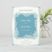 Mooi lijst - Sla de datumkaart op Save The Date (Staand voorkant)