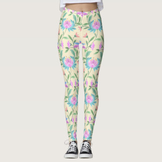 Mooi Lilly Seamless Pattern Leggings