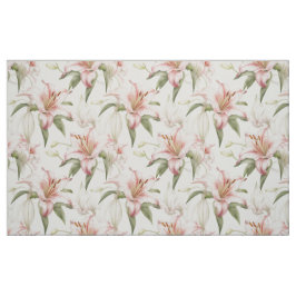 Mooi Lily patroon Stof