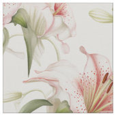 Mooi Lily patroon Stof (Close Up)