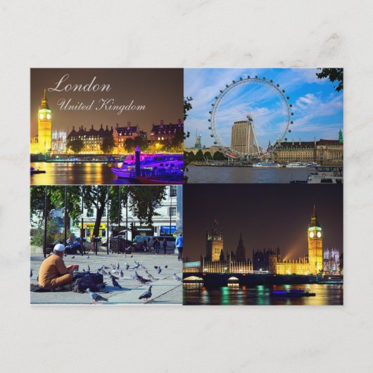 Mooi Londen, Brits Briefkaart (Voorkant)