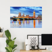 Mooi Londen, Engeland, Verenigd Koninkrijk Poster (Thuiskantoor)