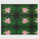 Mooi Lotus Bloem Foto Verpakkingsdocument Cadeaupapier (Vlak)