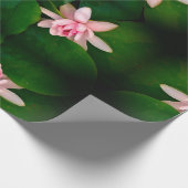 Mooi Lotus Bloem Foto Verpakkingsdocument Cadeaupapier (Hoek)