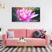 Mooi Lotus, landschap, Zen Canvas Afdruk (Insitu (Woonkamer))