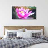 Mooi Lotus, landschap, Zen Canvas Afdruk (Insitu (Slaapkamer))