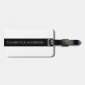 Mooi maar Gek Bagagelabel (Achterkant horizontaal)