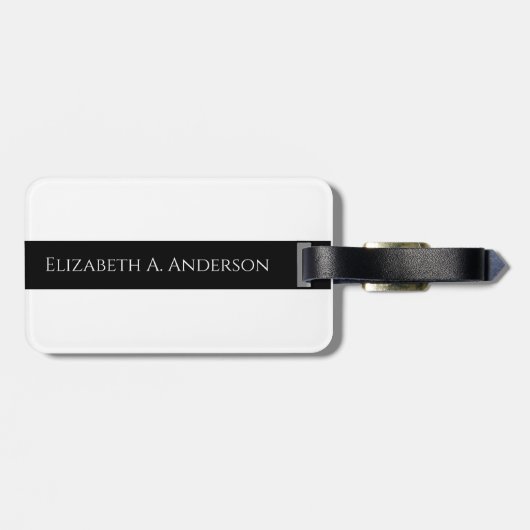 Mooi maar Gek Bagagelabel (Achterkant horizontaal)