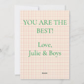 Mooi Madelief Pot Bloemen Moederdag Kaart (Achterkant)