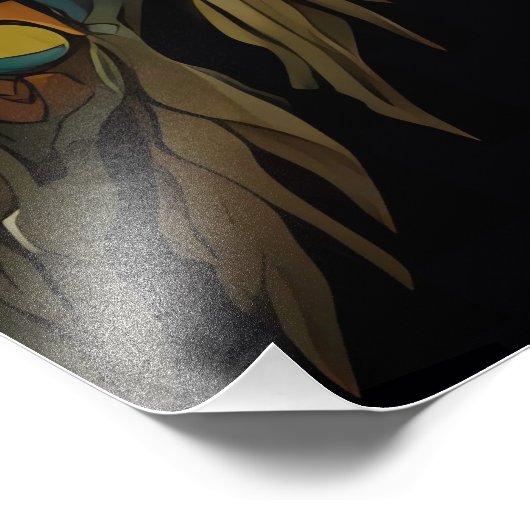 Mooi majestueus pauwenpaar kussen foto afdruk (Hoek)