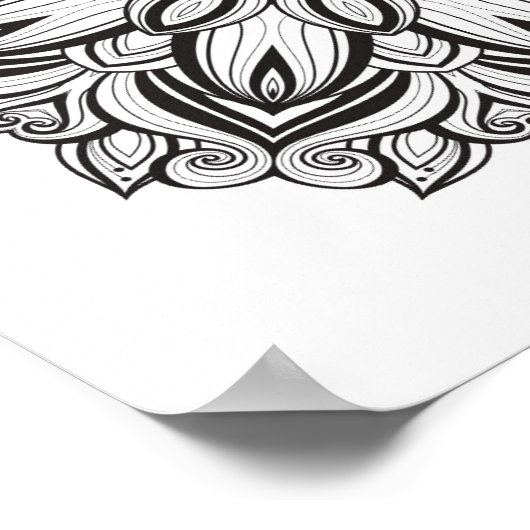 Mooi Mandala 2 Poster (Hoek)