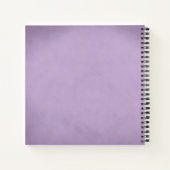 Mooi Mandala Crescent Moon Design Patroon Notitieboek (Achterkant)